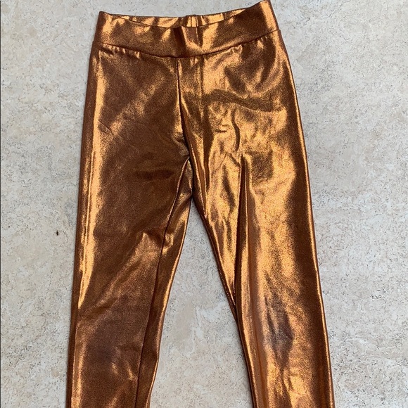 DETAILS DANCEWEAR leggings glittery bronze color - Picture 4 of 7